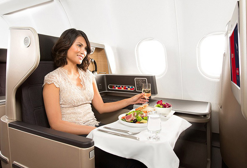 Qantas A330 business suite