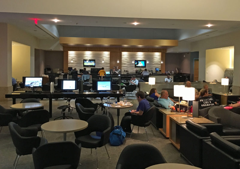 Admirals Club bar area