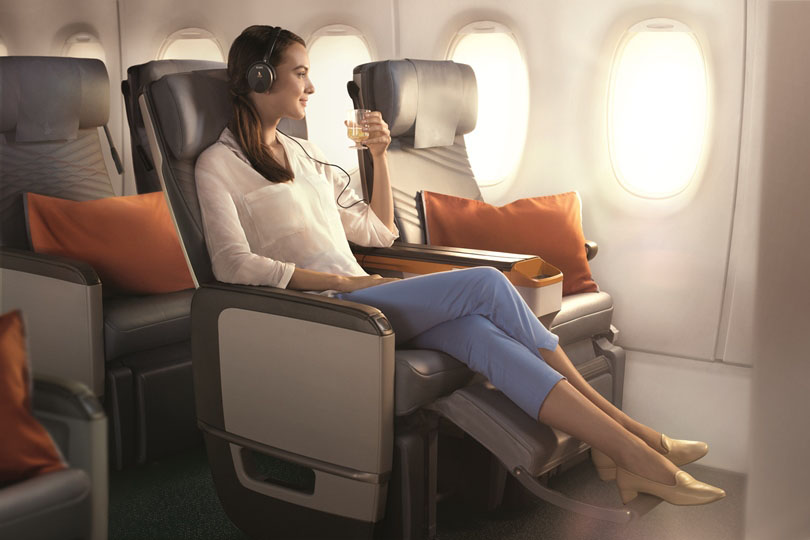 Singapore Airlines A350 premium economy