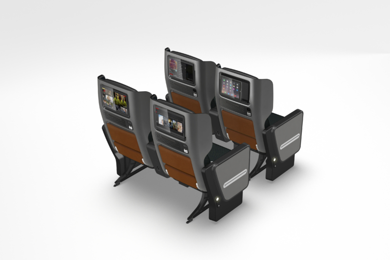 Qantas premium economy rear